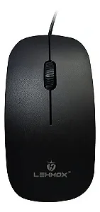 Mouse De Alta Precisão Colorido Com Fio Lehmox Ley-1564 Preto