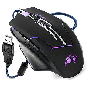 Mouse Gamer Ergonômico Com 7 Botões Rgb Colorido E 3200Dpi Exbom Ms-G270