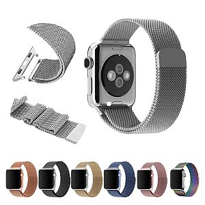 Pulseira Premium De Metal Para Apple Watch (42/44/45/49)