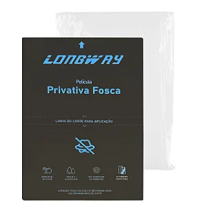 Pelicula De Hidrogel Privacidade Fosca Transparente Longway