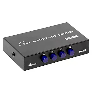 Hub Switch Usb 4 Portas Tipo B 1 Usb A Knup - Kp-Sw102 12036