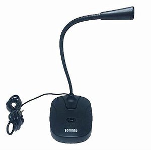 Microfone Profissional De Mesa 360º Para Gravação Tomate Mt-1051