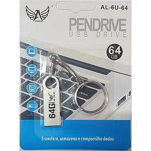 Pen Drive Portátil 64Gb Com Alta Capacidade De Armazenamento Altomex Al-U-64