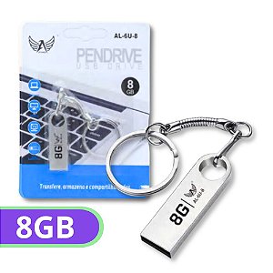 Pen Drive Portátil Chaveiro 8Gb Compacto E Resistente Altomex Al-6U-8