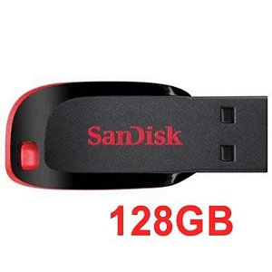Pendrive Sandisk 128Gb Ultra Compacto E Confiável Ps128