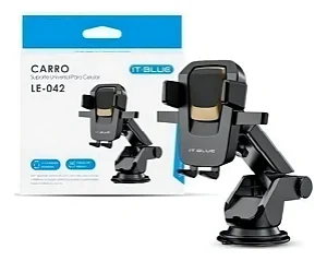 Suporte Universal Reforçado Veicular Com Ventosa De Silicone 6.4" It-Blue Le-042