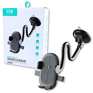 Suporte Universal Reforçado Veicular Para Painel Ou Vidro Fam Fch-219