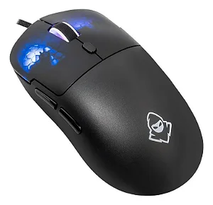 Mouse Gamer Mancer Draxor RGB com 6 Botões na cor Preto - MCR-DXR-RGB01