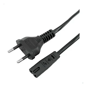 Cabo de força Bipolar Oltinho Tipo 8 10a Energia compatível com PS5 - FY Cabos Series