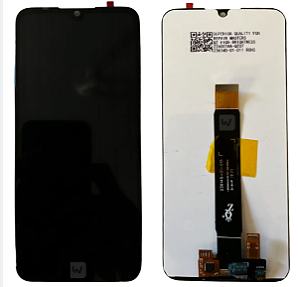 Tela com display e aro Motorola Moto E6 plus