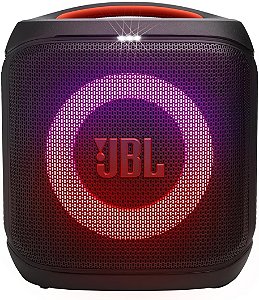 Caixa de som JBL PartyBox Encore 2 com 2 microfones