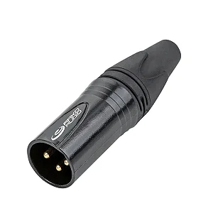 CONECTOR XLR MACHO DE LINHA 3 PINOS