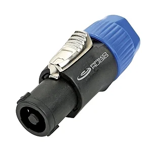 CONECTOR SPEAKON 4 POLOS MACHO DE LINHA