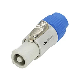 CONECTOR POWERCON BRANCO MACHO DE LINHA