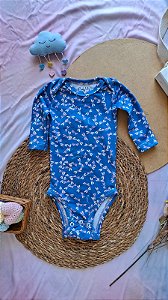 Body Manga Longa Feminino Libélulas