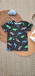 Camiseta Manga Curta Dino Black