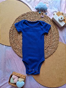 Body Manga Curta Unissex Royal