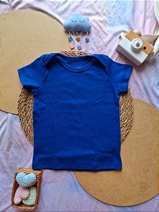 Camiseta Manga Curta Unissex Azul Royal