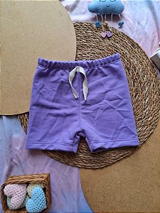 Shorts Moletinho Lavanda