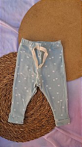 Calça Suede Mini Flores