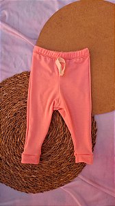 Calça Suede Laranja Neon