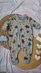 Macacão Malha Dogs Cinza