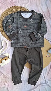 Conjunto Moletom Camuflado