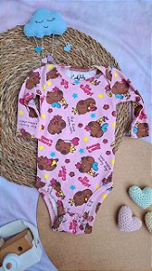 Body Manga Longa Capivara