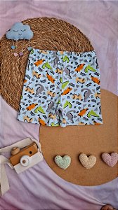 Shorts Suedine Dinossauros