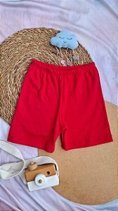 Shorts Suedine Vermelho