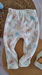 Calça Fleece Unicórnios Baby