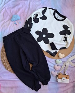 Conjunto Moletom Floral PB