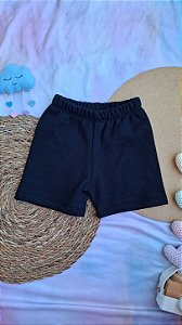 Shorts Moletom Preto