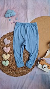 Calça Suede Azul Bebê
