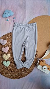 Calça Suede Cinza Claro