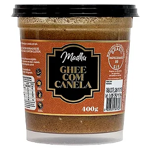 Ghee com Canela 400g | Madhu Ghee