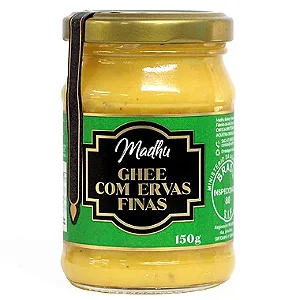 Ghee com Ervas Finas 150g | Madhu Ghee