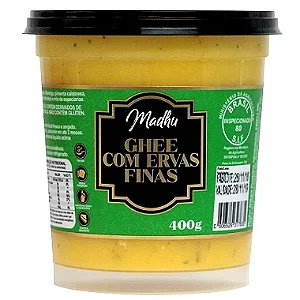Ghee com Ervas Finas 400g | Madhu Ghee