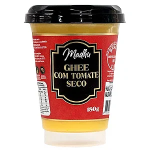Ghee com Tomate Seco 180g | Madhu Ghee