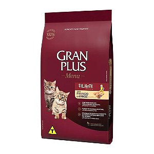 Ração Gran Plus Menu Gato Filhote Frango e Arroz 1kg