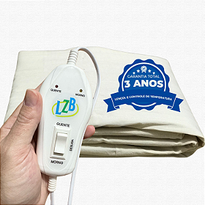 Lençol Térmico Solteiro Tradicional Premium Com Controle 2 Temperaturas