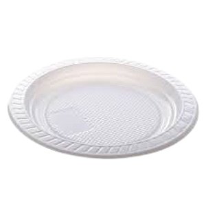 PRATO DESCARTAVEL BOLO 15CM BRANCO C/10 PR-15 MINAPLAST