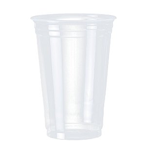 COPO PLASTICO CHOPP 300ML CP330 LISO C/50 TRANSPARENTE MINAPLAST