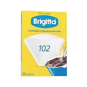 FILTRO PAPEL P/ CAFE N102 C/30 BRIGITTA