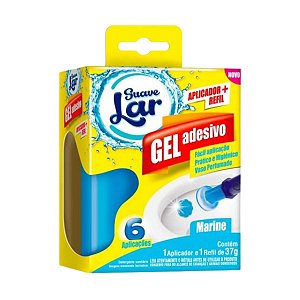 GEL SANITARIO ADESIVO + APLICADOR 37G C/ 6 MARINE SUAVELAR
