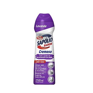 SAPONACEO CREMOSO 250ML LAVANDA SAPOLIO RADIUM BOMBRIL