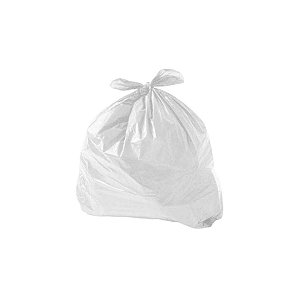 SACO DE LIXO 20L 40X50X0,04 C/100 BRANCO