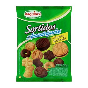 BISCOITO SORTIDOS AMANTEIGADO 300G ORQUIDEA