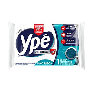 ESPONJA MULTIUSO DUPLA FACE ANTIRRISCO AZUL YPE