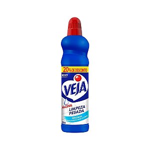 LIMPADOR LIMPEZA PESADA 500ML COM ALCOOL VEJA